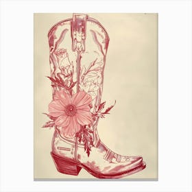 Cowboy Boots 14 Canvas Print