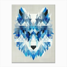 Geometric Wolf Canvas Print Canvas Print