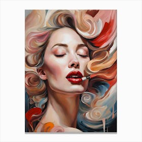 Abstract Woman Canvas Print