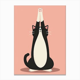 Yoga Cat 1 Canvas Print