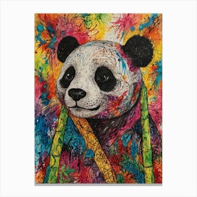 Panda Bear 20 Canvas Print