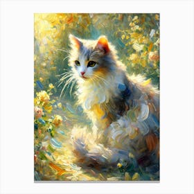 Cat In The Garden Toile