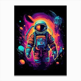 Astronaut In Space 20 Canvas Print