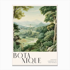 Botanique Fantasy Gardens Of The World 60 Canvas Print