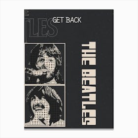 Get Back The Beatles Canvas Print