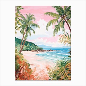 A Canvas Painting Of Anse Lazio, Praslin Seychelles 4 Canvas Print