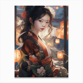 Asian Girl 3 Canvas Print