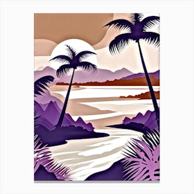 Tropical Landscape Canvas Print