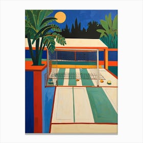 'Soccer Court' Canvas Print