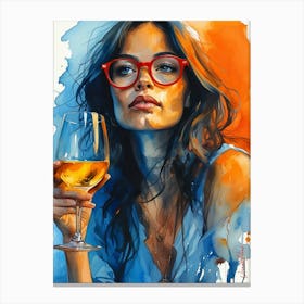 Magic Golden Wine Canvas Print