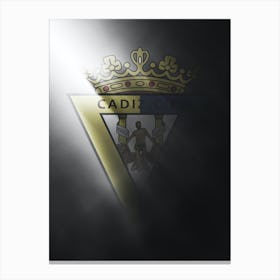 Cádiz Spain Football Poster Canvas Print