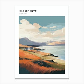 Isle Of Skye Scotland 2 Hiking Trail Landscape Poster Canvas Print