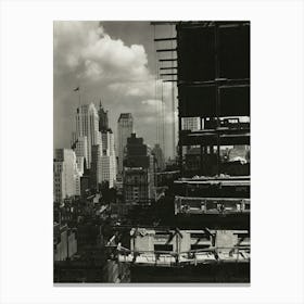 From My Window At An American Place, North (1931), Alfred Stieglitz, Canvas Print