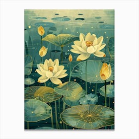 Water Lilies 19 Canvas Print