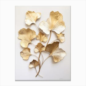 Ginkgo Leaf Wall Art 3 Canvas Print