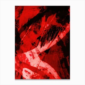 Abstract Red Painting 5 Canvas Print