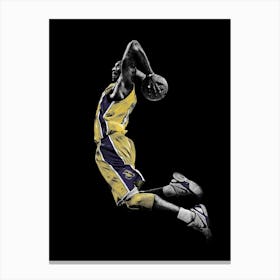 Kobe Bryant Line Illustration my style v3 Canvas Print