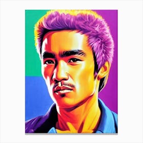 Bruce Lee Pop Movies Art Movies Canvas Print