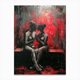 Two Nudes Canvas Print