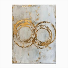 Gold Rings Canvas Print