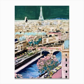 Parisian Postcard Canvas Print