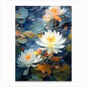 White Water Lilly 1 Canvas Print