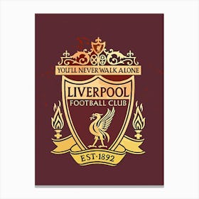 Logo Liverpool Canvas Print