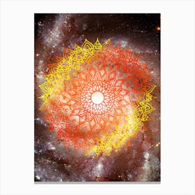 Cosmic mandala #3 - space poster Canvas Print