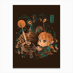 Cozy Time - Cute Game Geek Gift Canvas Print