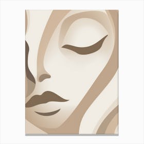 Portrait Of A Woman 20 Canvas Print