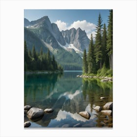 Mountain Lake 1 Canvas Print