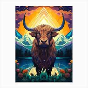 Highland Bull 1 Canvas Print