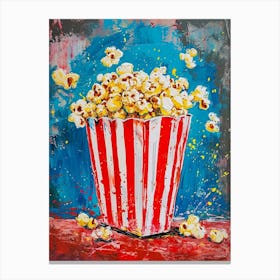 Kitsch Popcorn Brushstrokes 1 Canvas Print