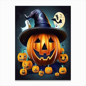 Halloween Pumpkins 4 Canvas Print