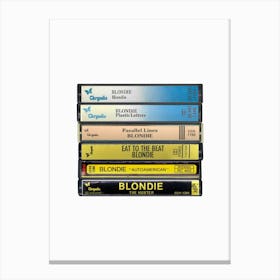 Blondie - Collected Albums - Cassette Print Canvas Print