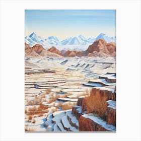 Zhangye National Park China 1 Canvas Print