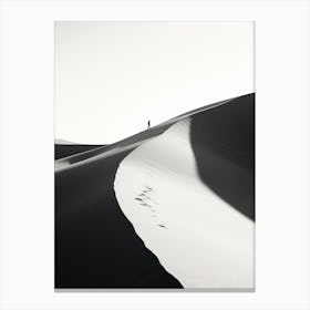 Sahara Desert, Black And White Analogue Photograph 1 Canvas Print