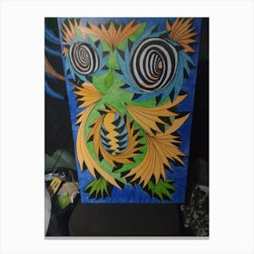 Psychedelic Owl Canvas Print