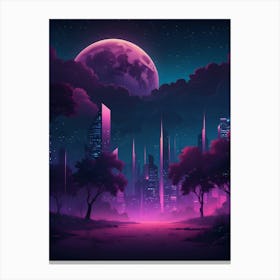 Sci-Fi City Canvas Print