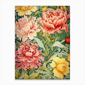 Wallpaper Floral Pattern 10 Canvas Print