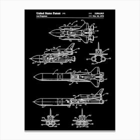 1975 Space Shuttle Patent Canvas Print