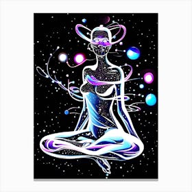 Yogi In Space Canvas Print