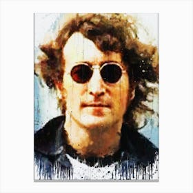 John Lennon Painting Canvas Print