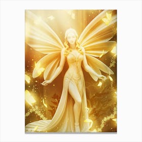 Golden Fairy 9 Canvas Print