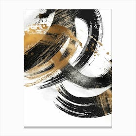 Asian Brushstrokes 2 Canvas Print