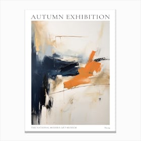Autumn Exhibition Modern Abstract Poster 24 Canvas Print