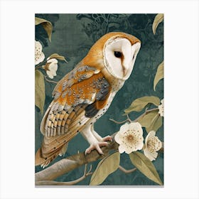 Australian Masked Owl Painting 6 Canvas Print