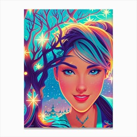 Fairytale Girl 4 Canvas Print