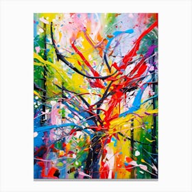 Jackson Acrylic Chaotic Energy Canvas Print