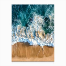 Aerial View Of The Ocean 14 Canvas Print